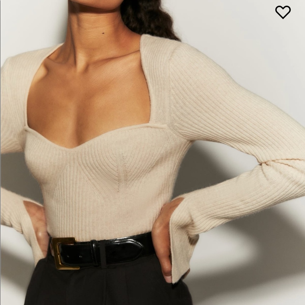 Reformation Glenna cashmere sweater NWOT